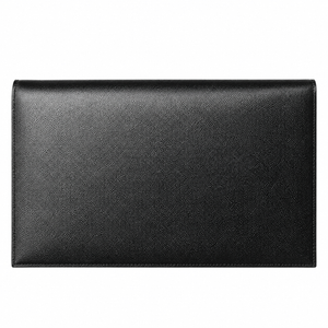 Pochette Uptown in pelle goffrata Grain De Poudre