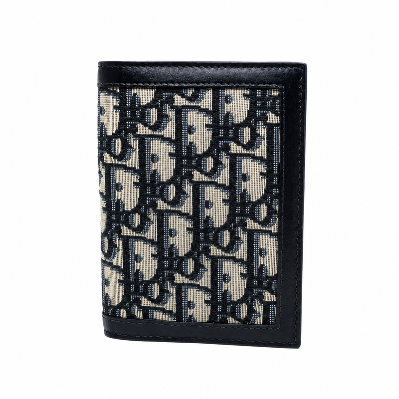Dior 30 Montaigne Porta Passaporto Tela Monogram Multicolor Blu
