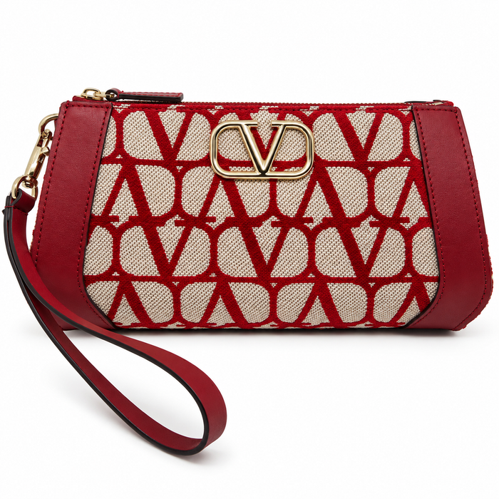 Valentino Garavani Pochette Toile Iconographe