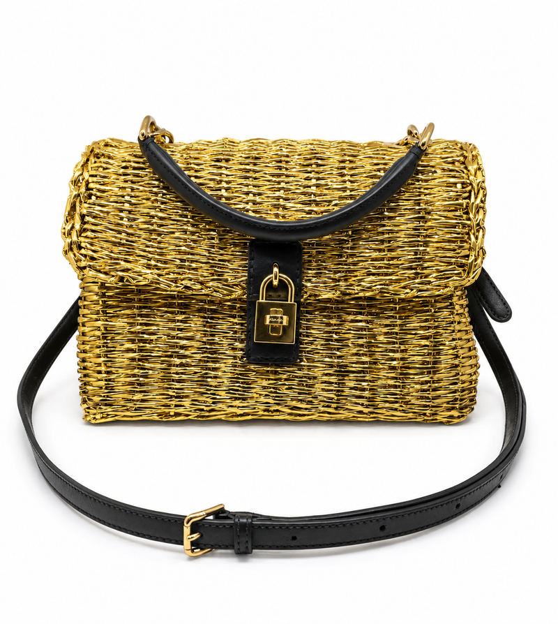 Dolce & Gabbana Dolce Box Bag Gold