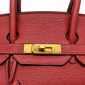 Hermès Birkin 35 Pelle bordeaux, Hardware Oro