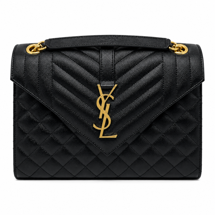 Yves Saint Laurent Envelope Medium Pelle Grain de Poudre