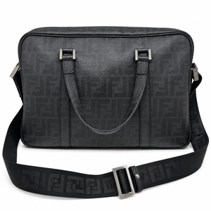 Fendi Cartella Pelle Saffiano Nera