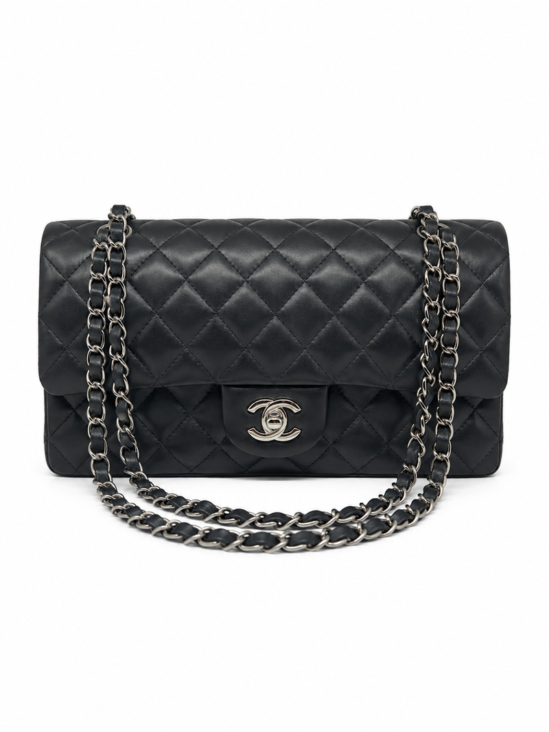 Chanel Classic Flap Silver