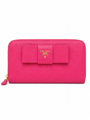 Prada Round Ribbon Portafoglio