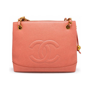 Chanel Vintage Timeless CC Tote Caviar Rosa