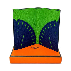 Hermès Porta Passaporto Epsom Blu